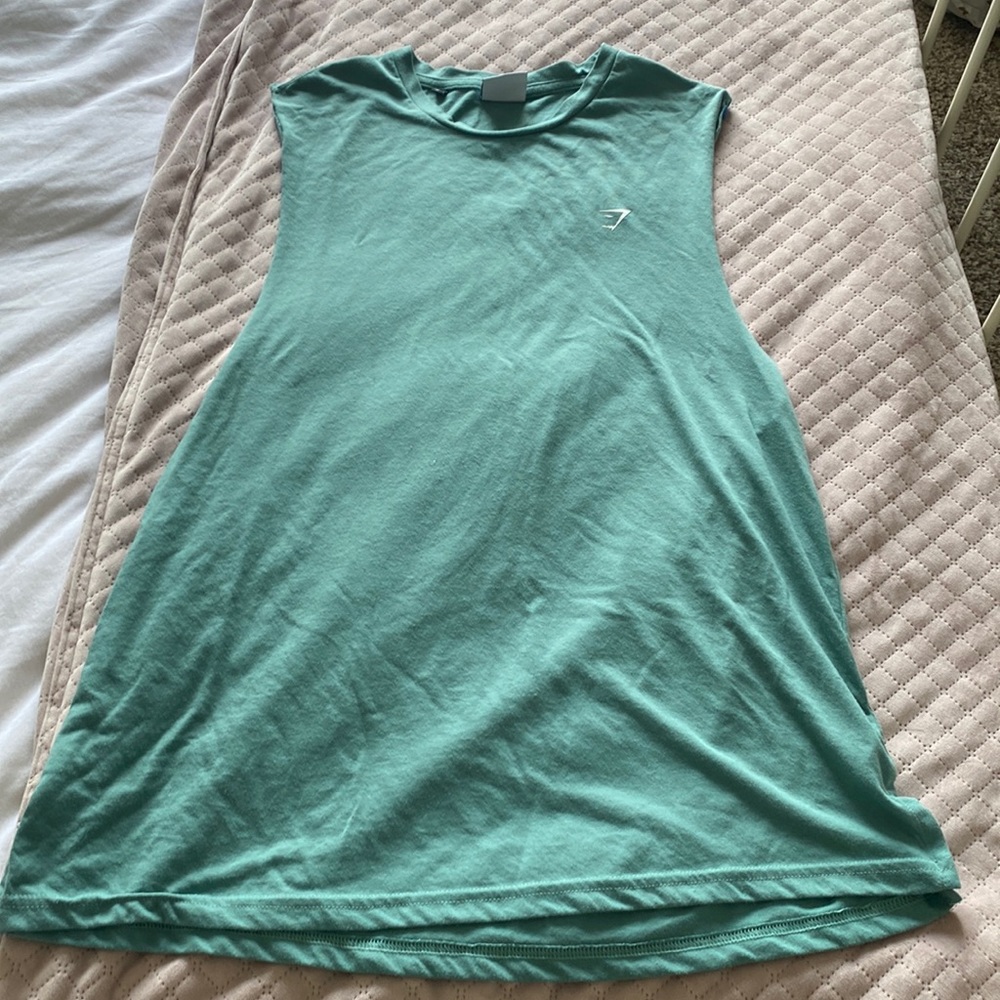 Gymshark muscle tank green